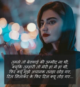 bewafa shayari in hindi