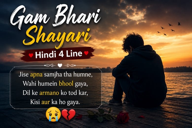 gam bhari shayari hindi on life